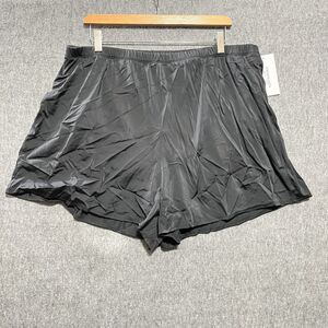 Women's Swimsuits for All Swim Shorts, Lined, NWT, Black, Relaxed, Plus Size 22